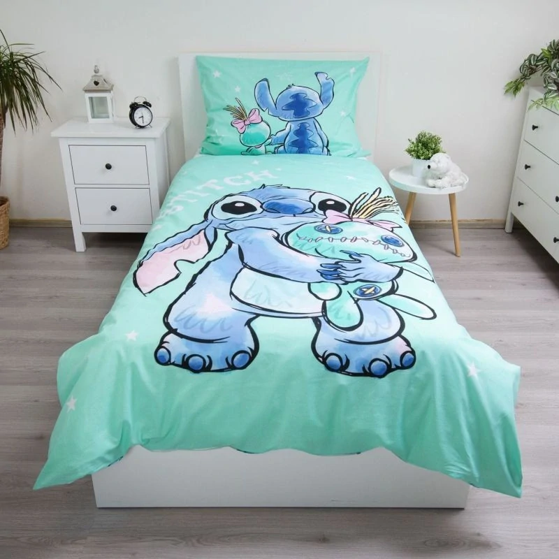 JERRY FABRICS Povlečení Lilo and Stitch Buddies Bavlna, 140/200, 70/90 cm