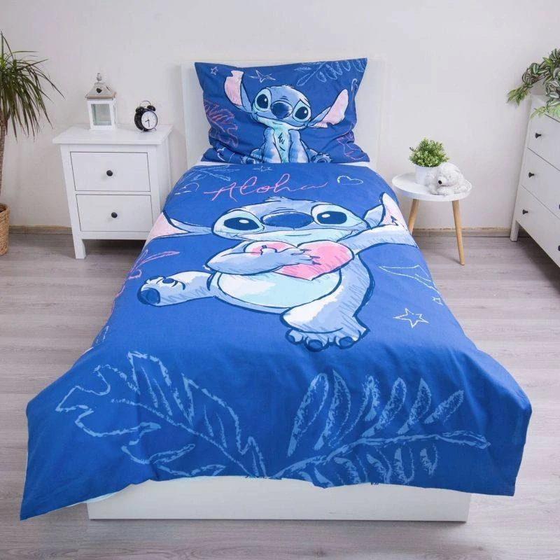 JERRY FABRICS Povlečení Lilo and Stitch Aloha Bavlna, 140/200, 70/90 cm