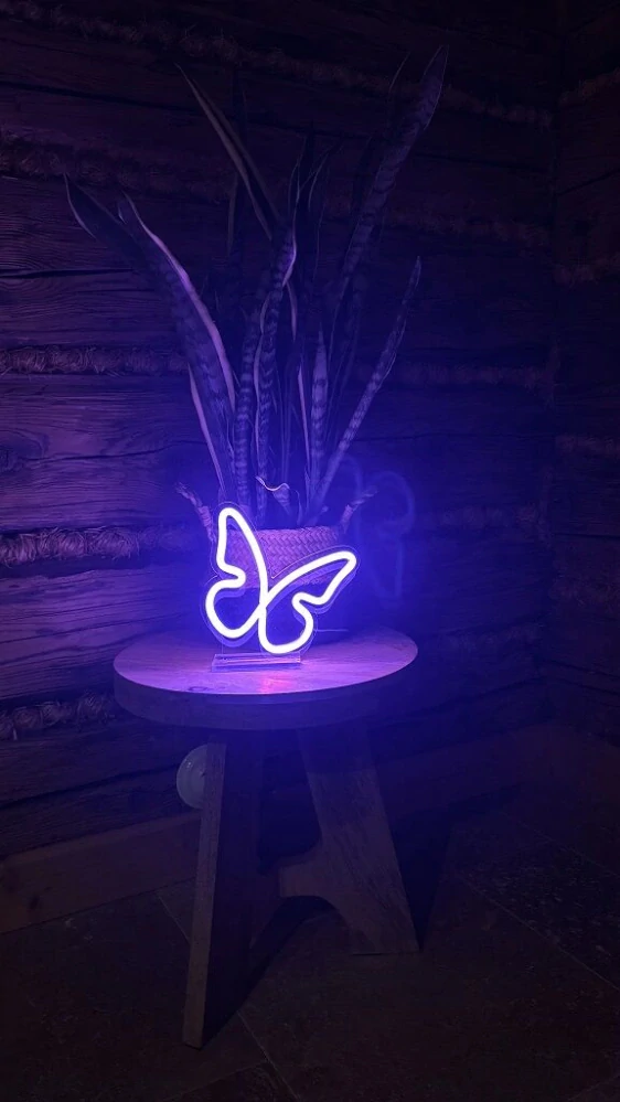 2Kids Toys LED NEON LIGHT lampička Motýlek