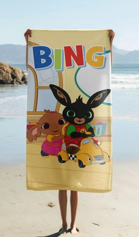 JERRY FABRICS Osuška Králíček Bing Playroom 02 Bavlna - Froté, 70/140 cm