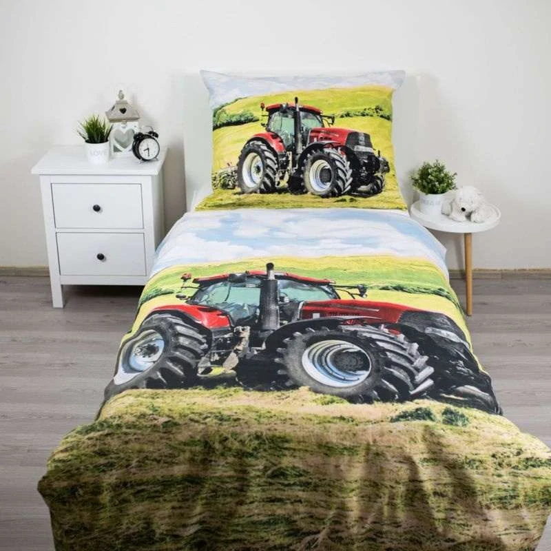 JERRY FABRICS Povlečení Traktor Bavlna, 140/200, 70/90 cm
