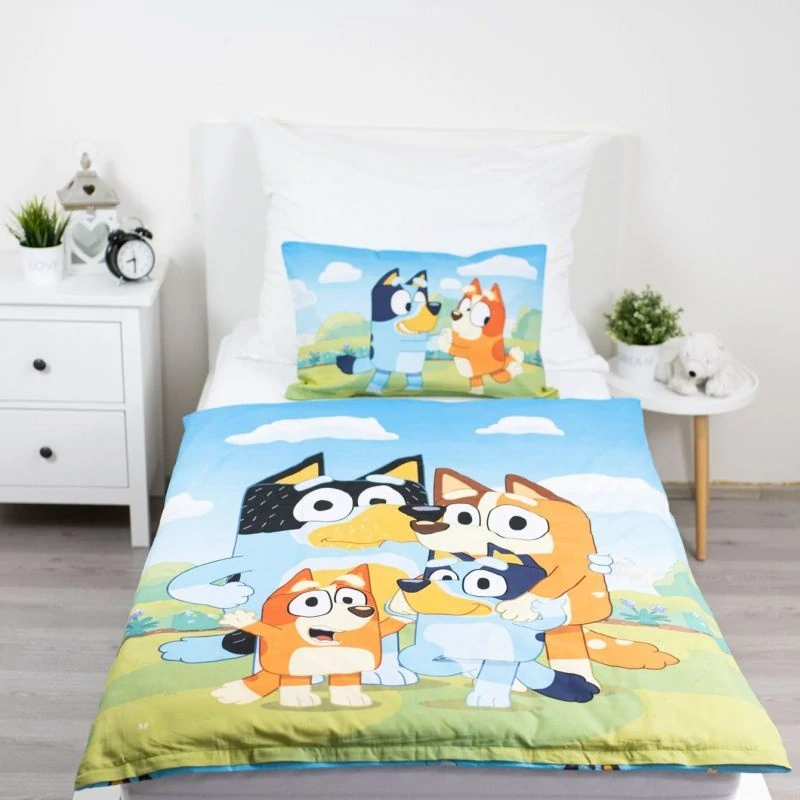 JERRY FABRICS Povlečení do postýlky Bluey 004 baby Bavlna, 100/135, 40/60 cm