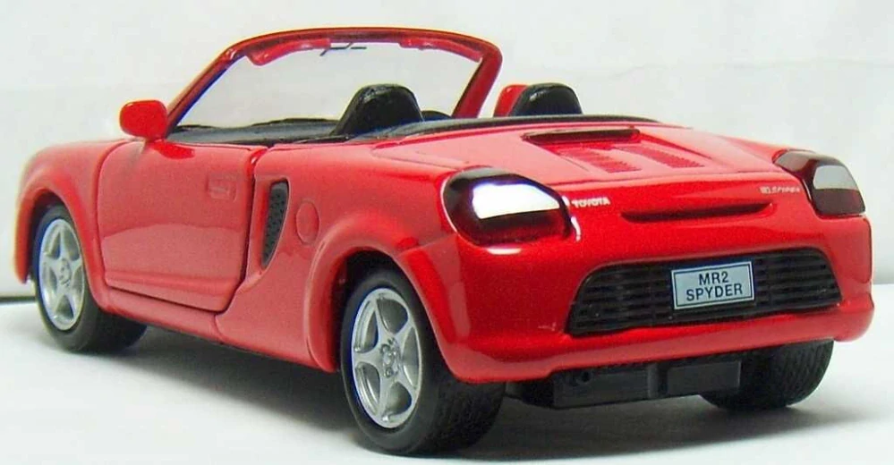 Welly Toyota MR2 Spyder model 1:34 červená