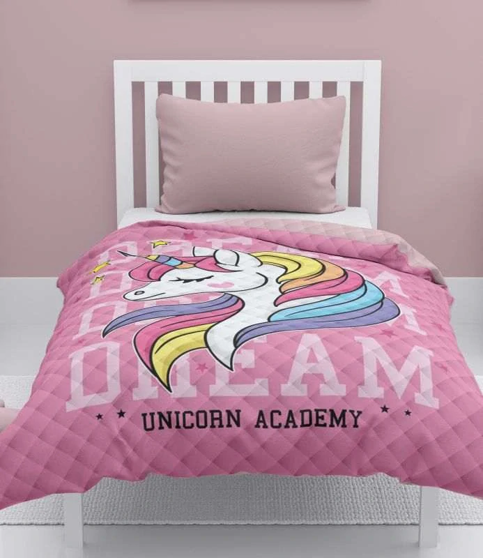 DETEXPOL Přehoz na postel Jednorožec dream  Polyester, 170/210 cm
