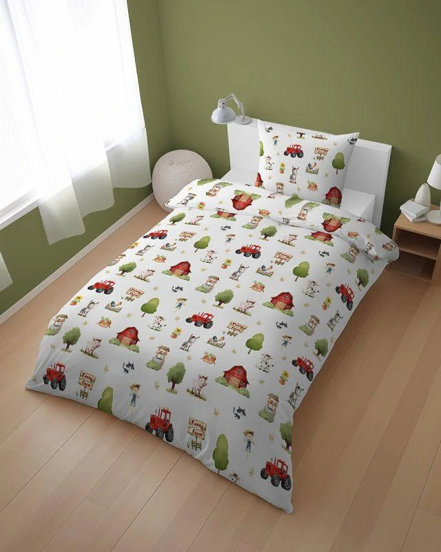 DETEXPOL Povlečení XOXO Farma Bavlna, 140/200, 70/80 cm