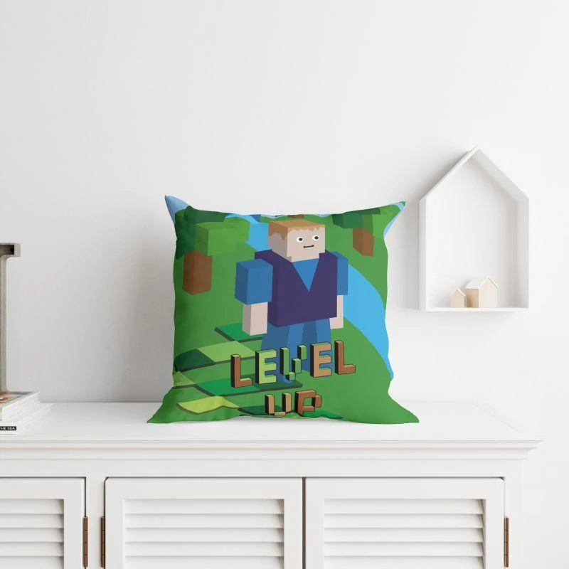 DETEXPOL Povlak na polštářek Kostičky Level Up micro  Polyester, 40/40 cm