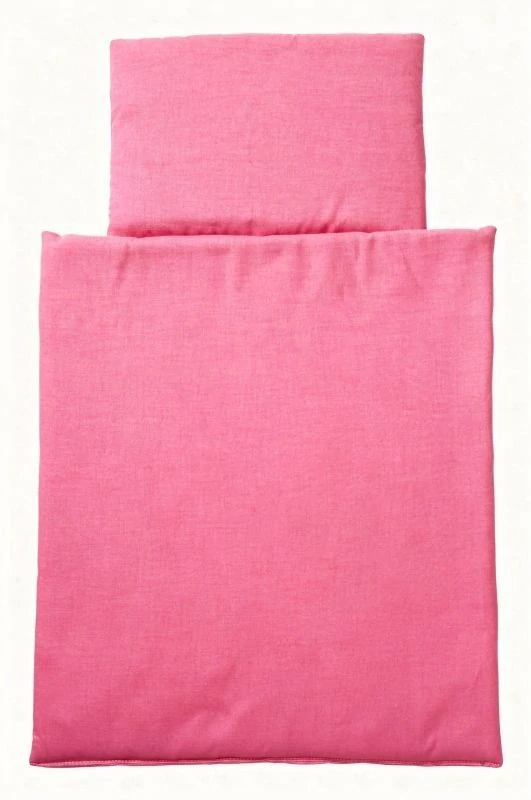 SDS Peřinky do postýlky pro panenky Růžová Bavlna, výplň: Polyester, 1x 38x44 cm / 28x20 cm