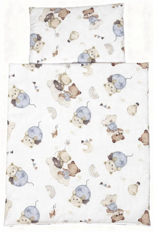 SDS Peřinky do postýlky pro panenky Hra s balónky Bavlna, výplň: Polyester, 1x 38x44 cm / 28x20 cm
