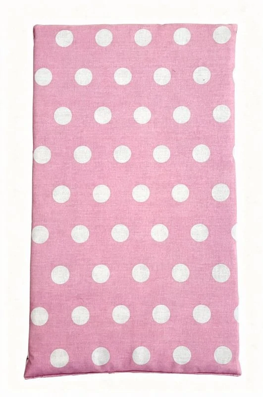 SDS Matrace do postýlky pro panenky Puntíky růžová,  Bavlna, výplň: Polyester, 50x28 cm