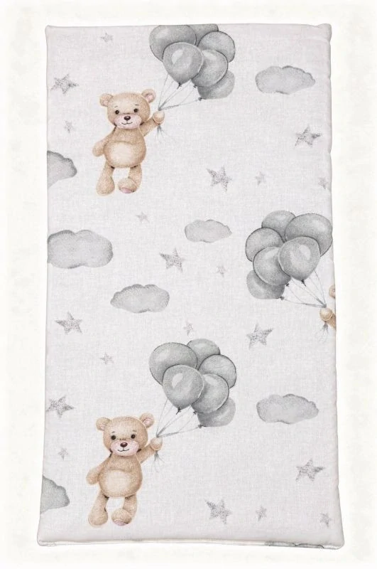 SDS Matrace do postýlky pro panenky Medvídek balónky, Bavlna, výplň: Polyester, 50x28 cm