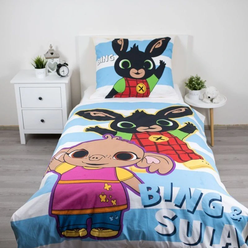 JERRY FABRICS Povlečení Králíček Bing Sula Bavlna, 140/200, 70/90 cm