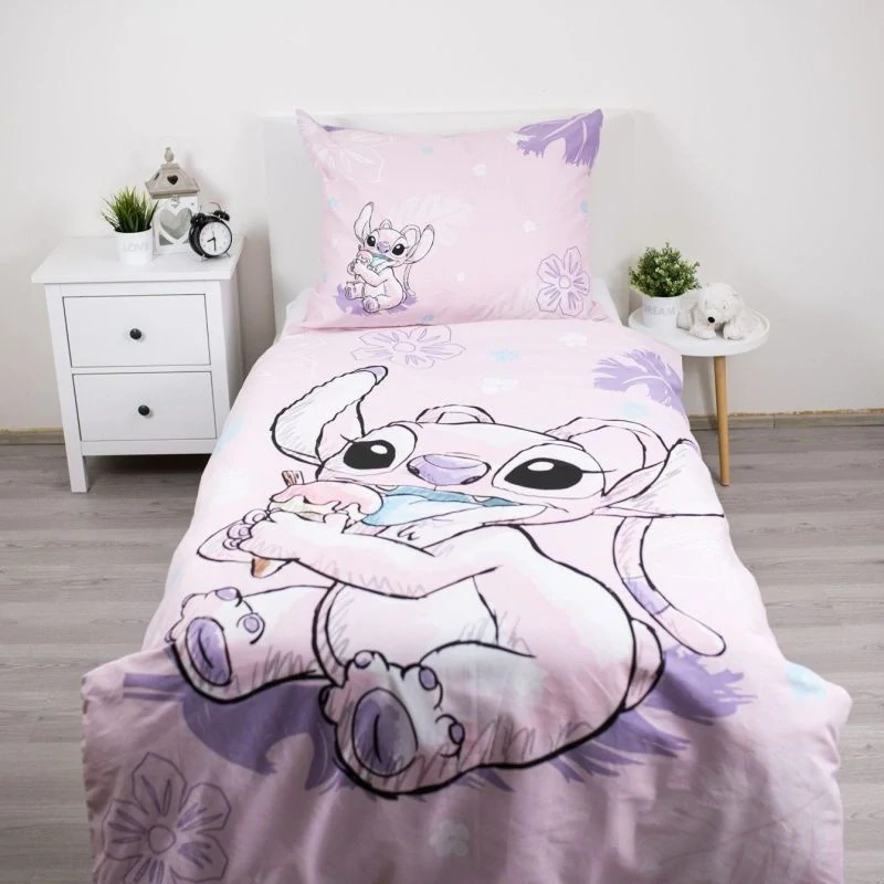 JERRY FABRICS Povlečení Lilo and Stitch Ice cream Bavlna, 140/200, 70/90 cm