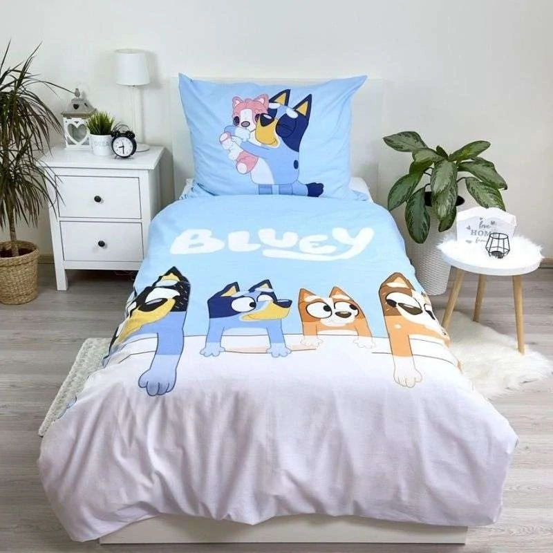 JERRY FABRICS Povlečení Bluey Bavlna, 140/200, 70/90 cm