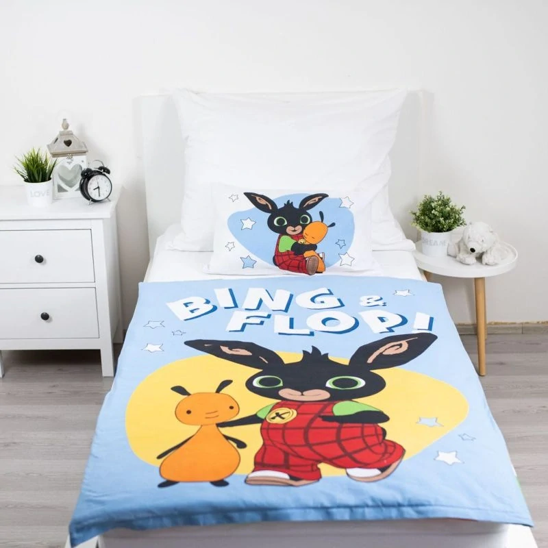 JERRY FABRICS Povlečení do postýlky Králíček Bing Flop baby Bavlna, 100/135, 40/60 cm