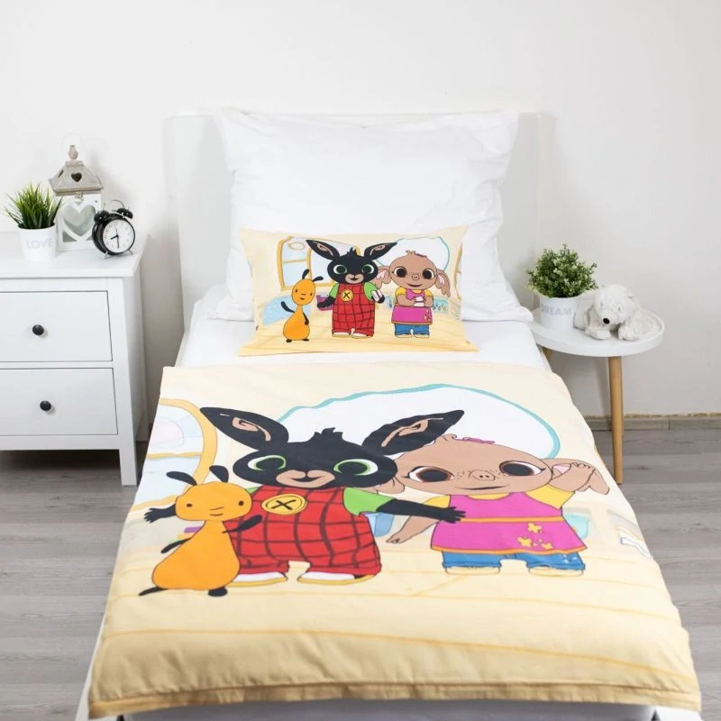JERRY FABRICS Povlečení do postýlky Králíček Bing Playroom baby Bavlna, 100/135, 40/60 cm