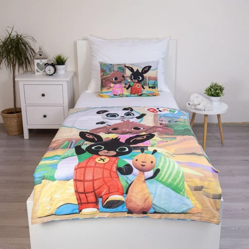 JERRY FABRICS Povlečení do postýlky Králíček Bing Tower baby Bavlna, 100/135, 40/60 cm