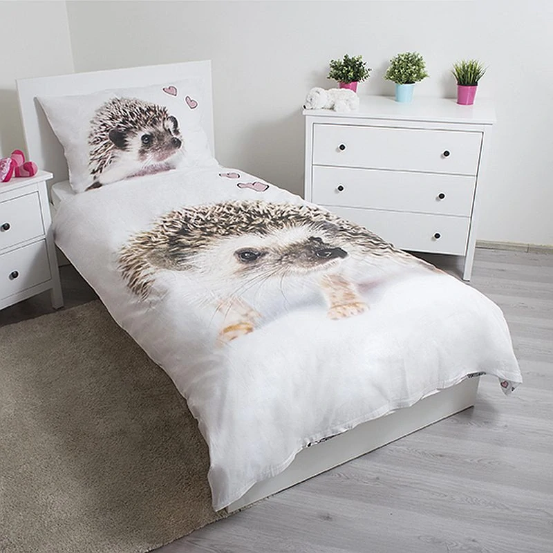 JERRY FABRICS Povlečení Ježek Bavlna, 140/200, 70/90 cm