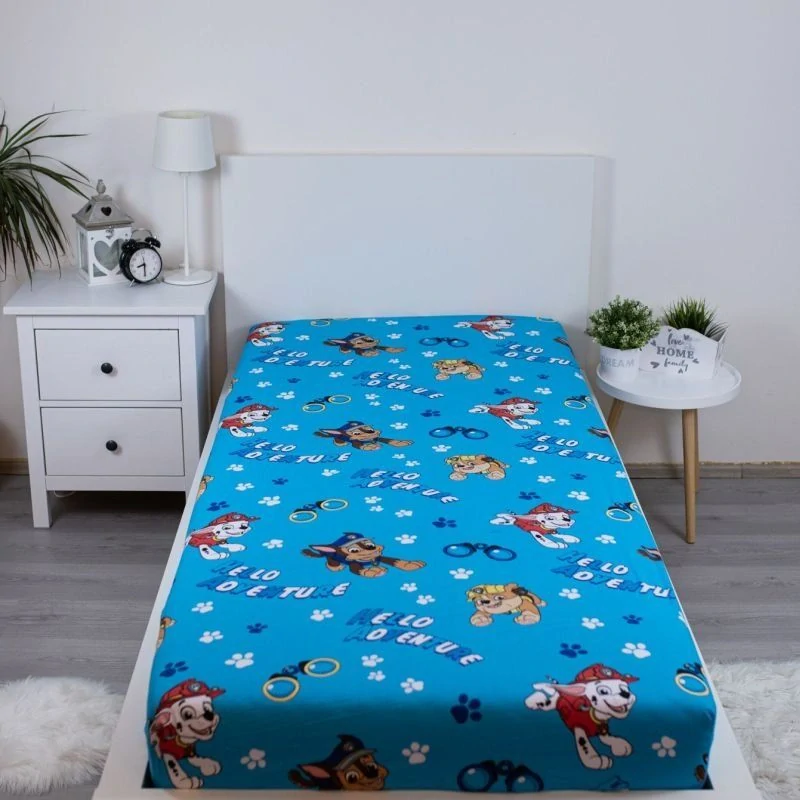 JERRY FABRICS Prostěradlo Paw Patrol PP573 Bavlna, 90/200 cm
