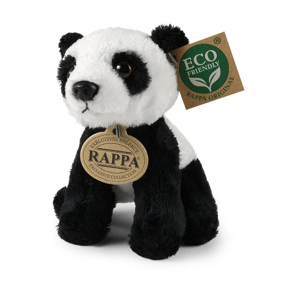Rappa Plyšová panda 13 cm ECO-FRIENDLY