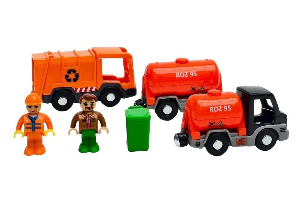2Kids Toys Sada popelářských vozidel s figurkami