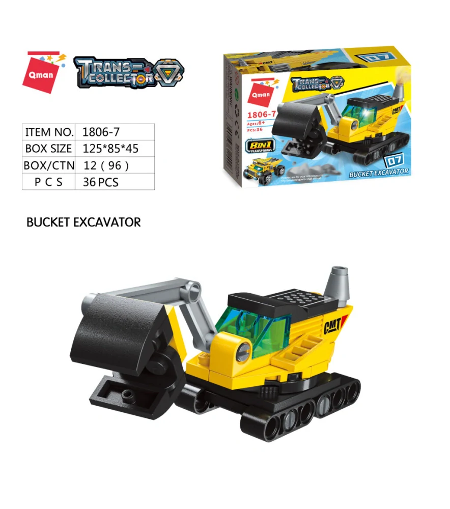 Qman Heavy Transporter 1806-7 Rýpadlo Bucket