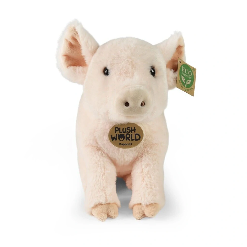 Rappa Plyšové prase 28 cm ECO-FRIENDLY PLUSH WORLD