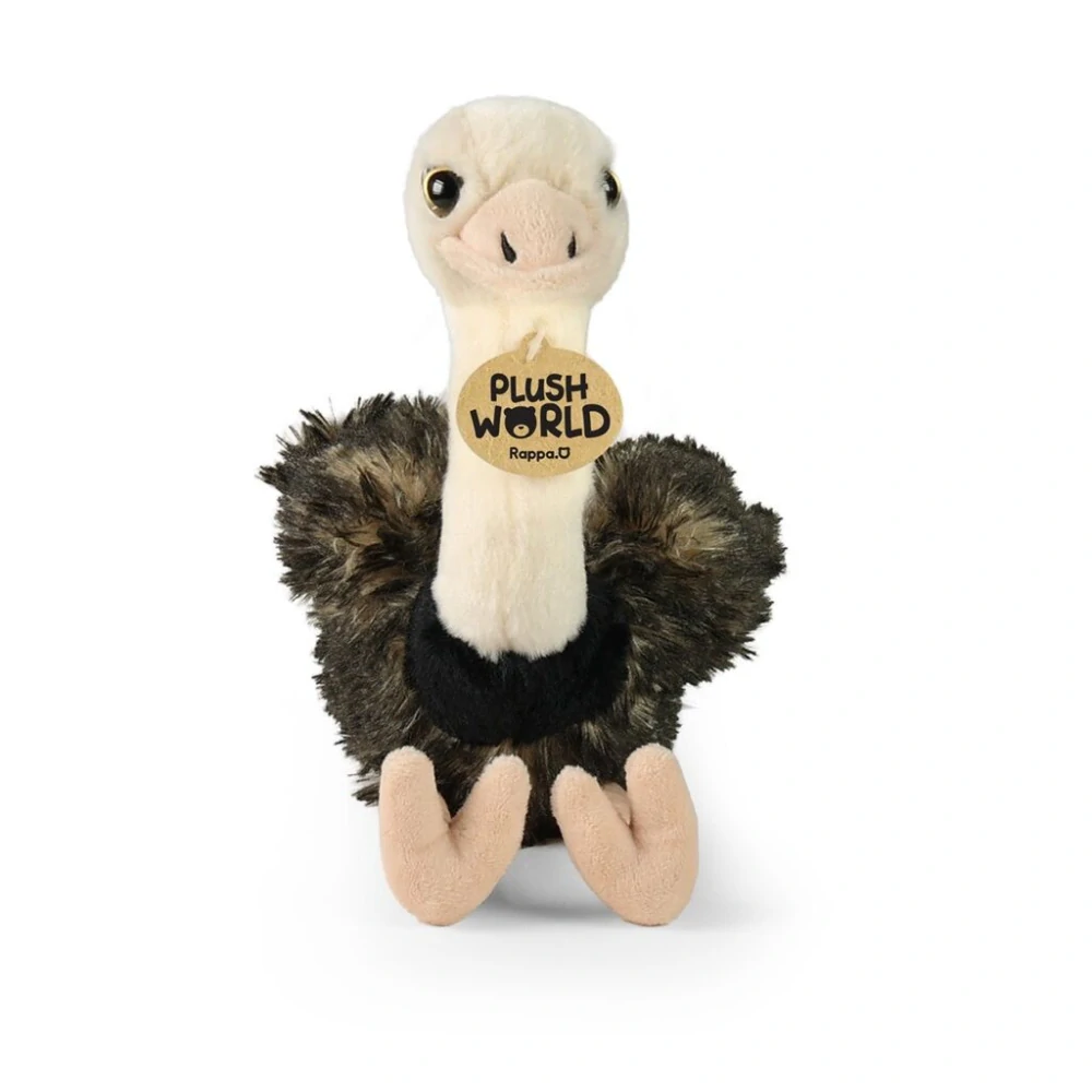 Rappa Plyšový pštros 33 cm ECO-FRIENDLY PLUSH WORLD