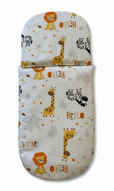SDS Peřinky do kočárku pro panenky Safari Bavlna, výplň: Polyester, 1x 27x40 cm / 25x20 cm