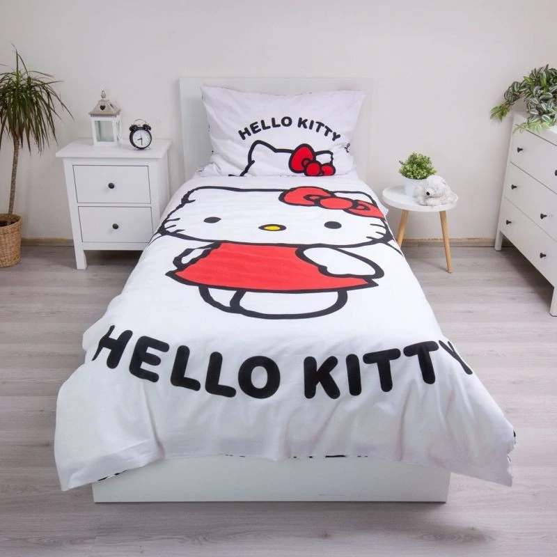 JERRY FABRICS Povlečení Hello Kitty Bavlna, 140/200, 70/90 cm