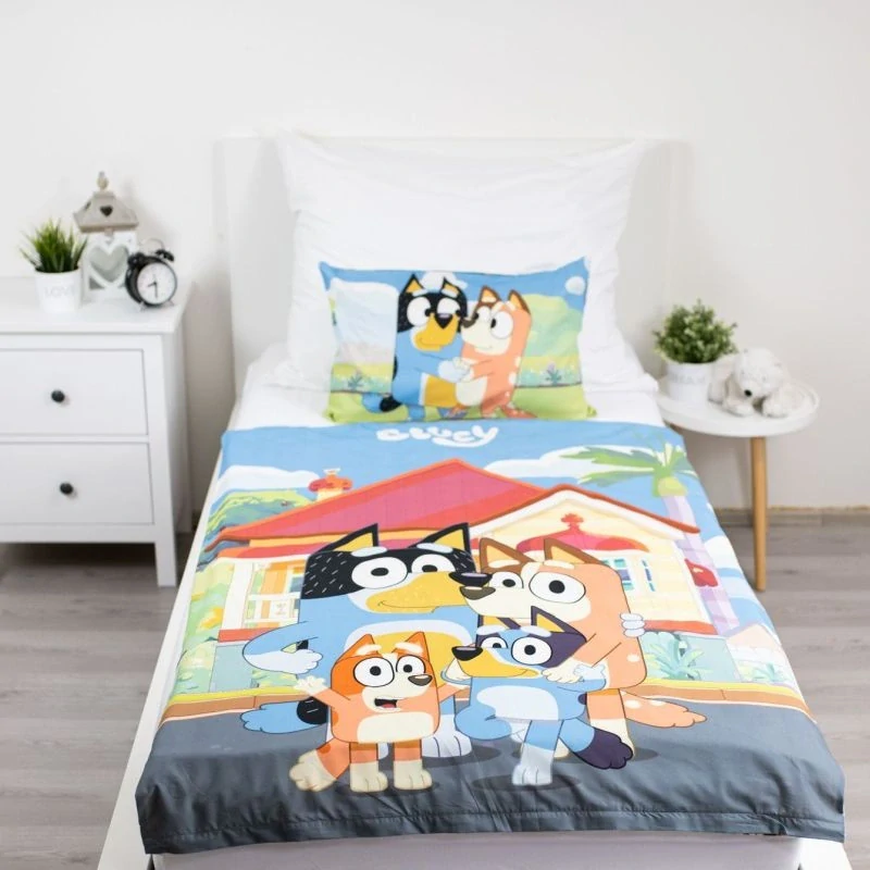 JERRY FABRICS Povlečení do postýlky Bluey 061 baby Bavlna, 100/135, 40/60 cm