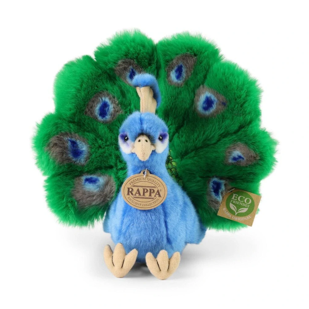 Rappa Plyšový páv 22 cm ECO-FRIENDLY