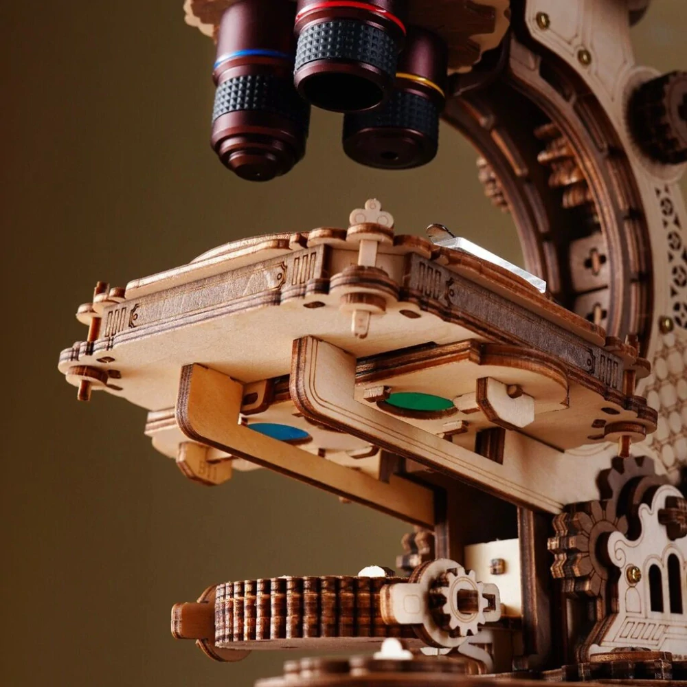 RoboTime 3D mechanická skládačka Mikroskop