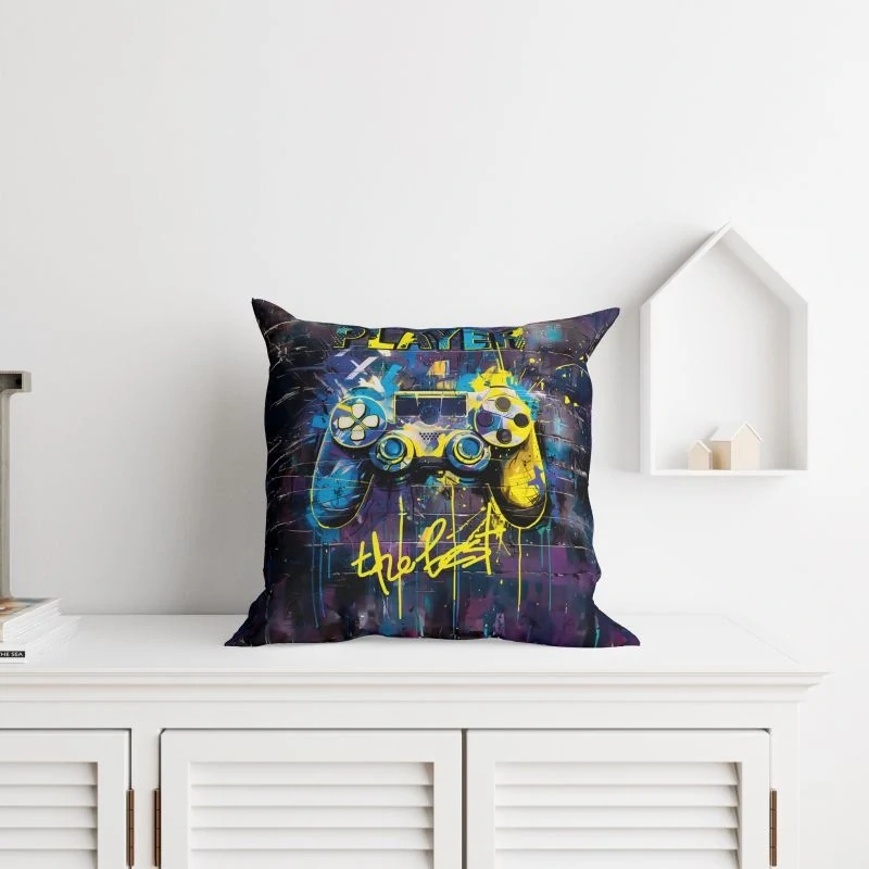 DETEXPOL Povlak na polštářek Player micro Polyester, 40/40 cm