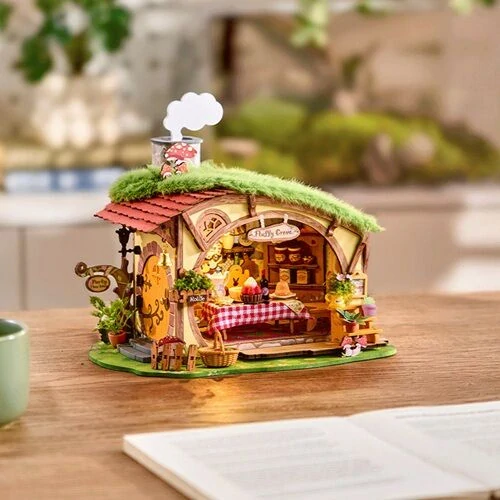 RoboTime 3D dřevěná skládačka Miniatura domečku Kouzelný les Fluffy Grove