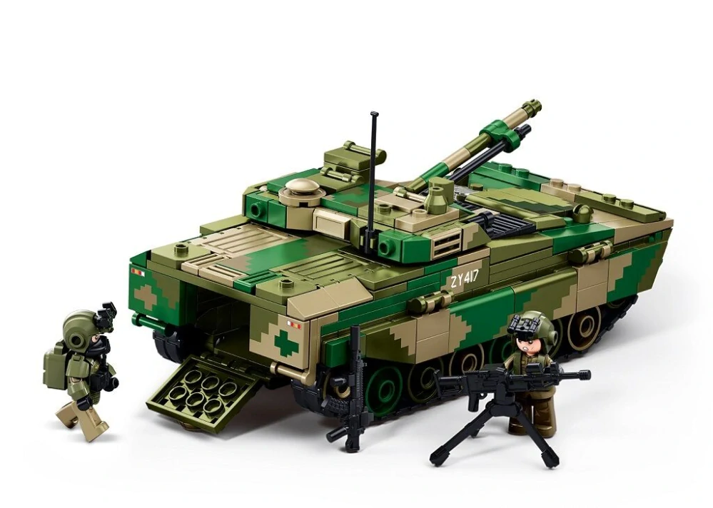 Sluban Army M38-B1592 Bojové vozidlo pěchoty ZBD-04AS v měřítku 1:44