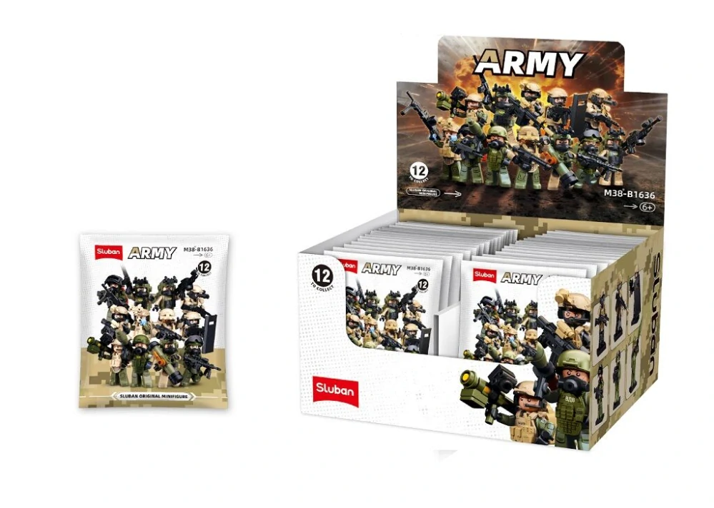 Sluban Army M38-B1636 Moderní vojenská minifigurka 1 ks