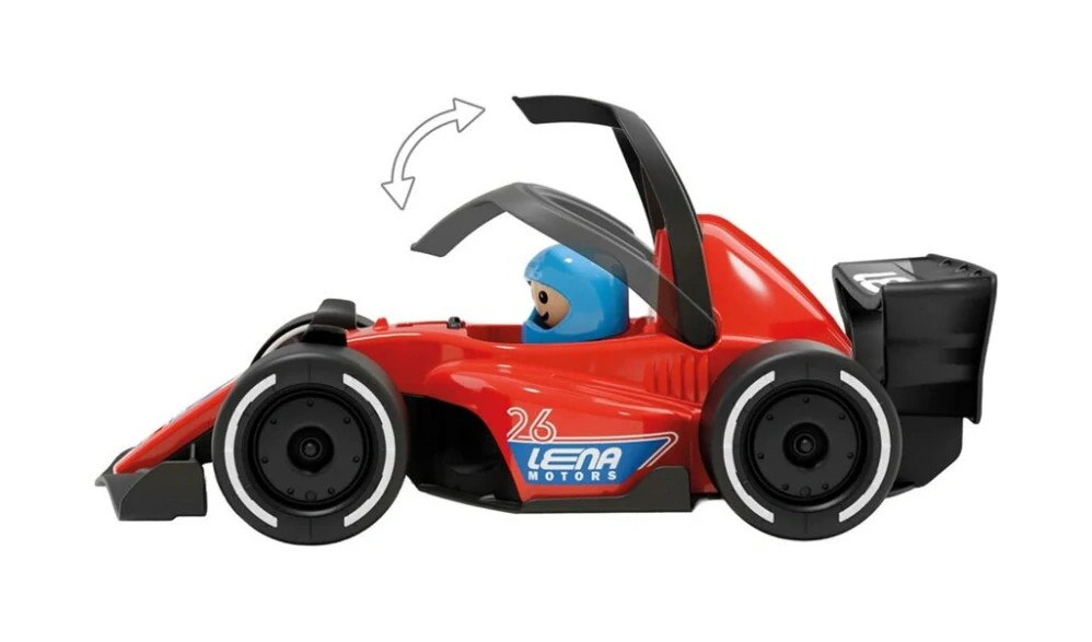Lena Závodní vůz Formule červená