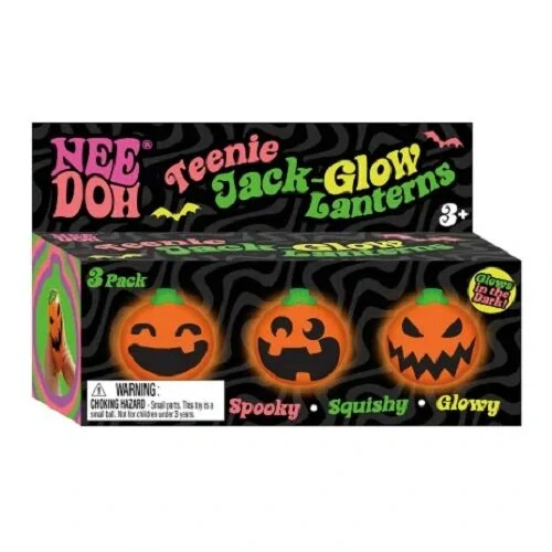 Schylling NeeDoh Teenie Jack Glow Lanterns svítící ve tmě
