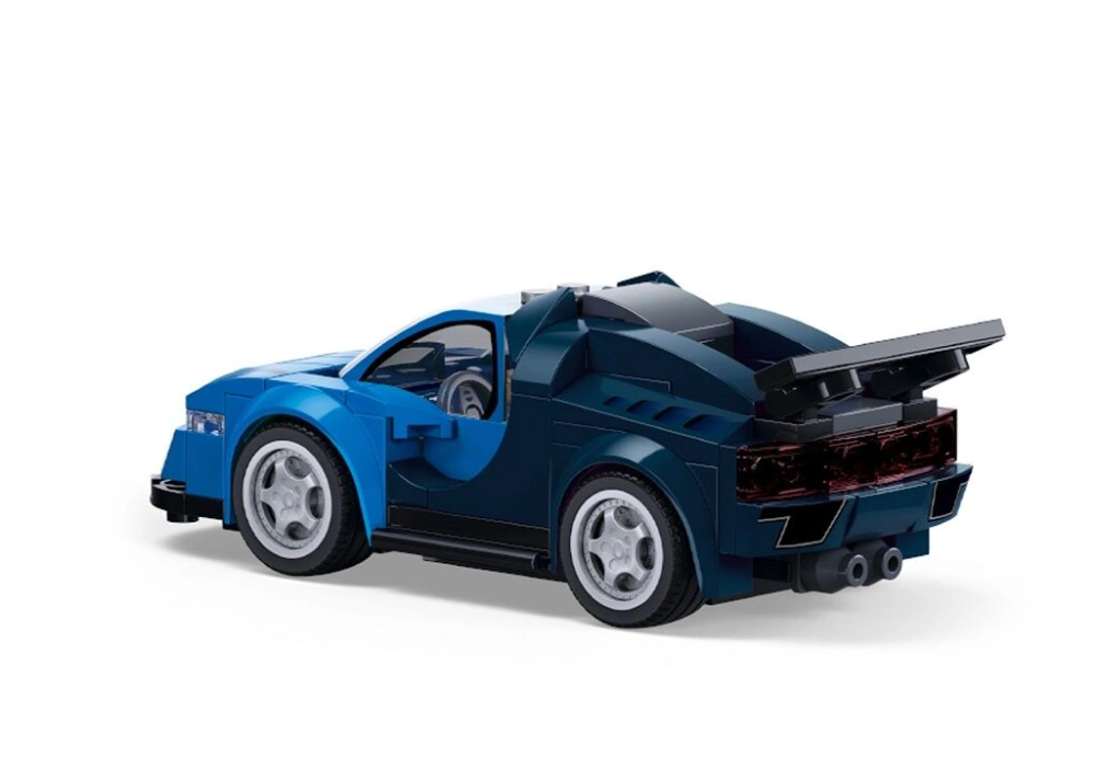 Sluban Metropolis M38-B1505C Závodní auto modré