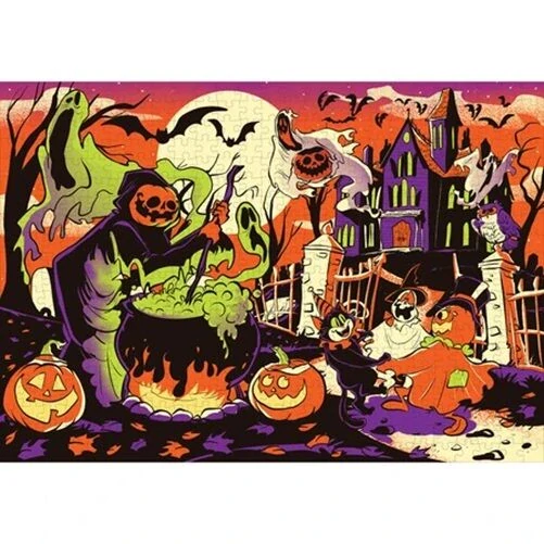 Ridley's Games Puzzle Strašidelný Halloween 500 dílků