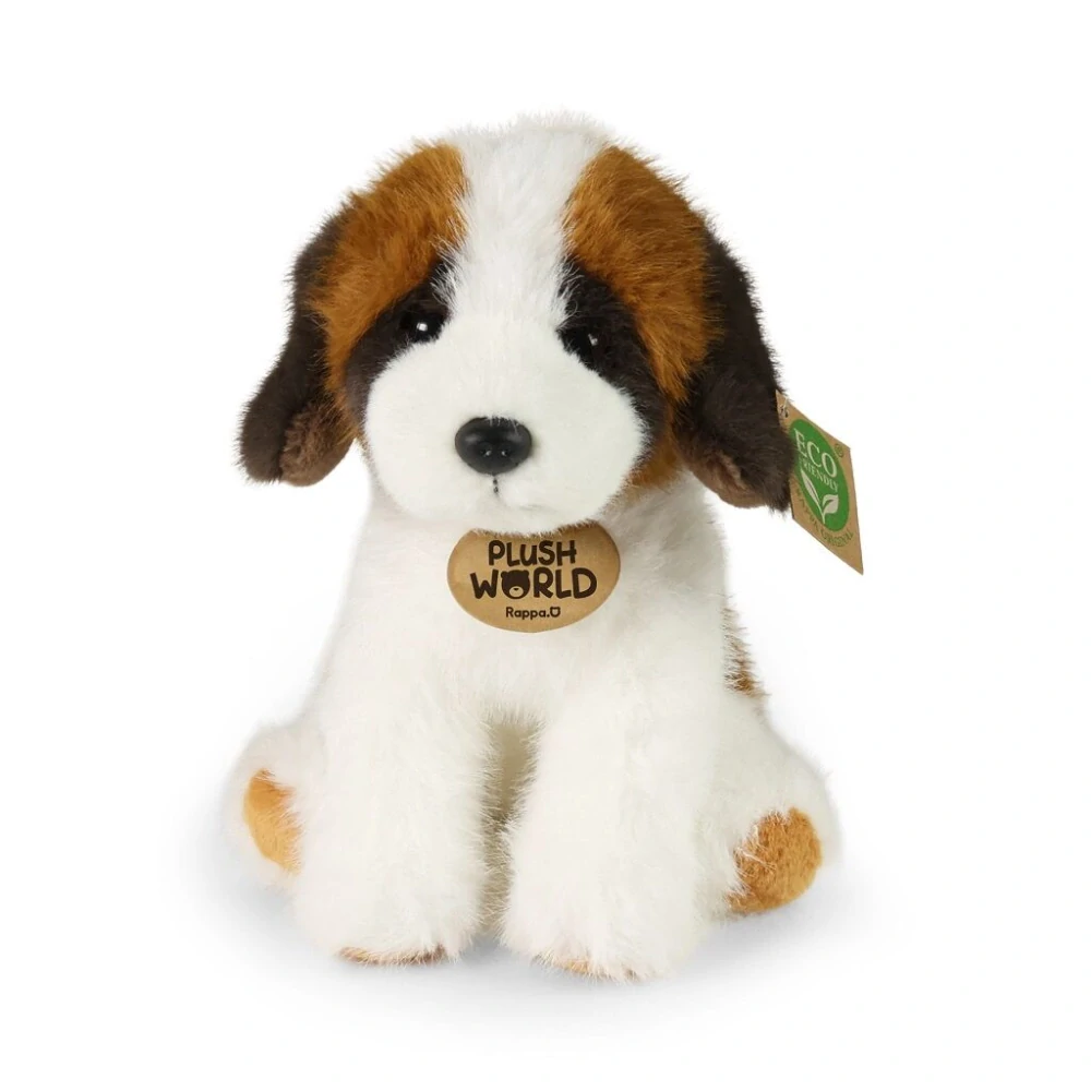Rappa Plyšový pes bernardýn 20 cm ECO-FRIENDLY PLUSH WORLD
