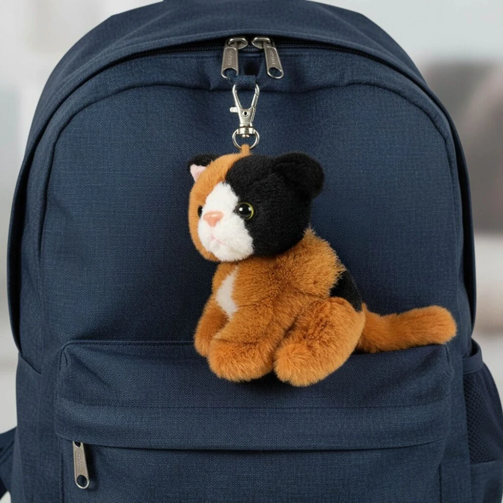 Rappa Plyšová klíčenka, přívěsek Kočka 9 cm ECO-FRIENDLY PLUSH WORLD