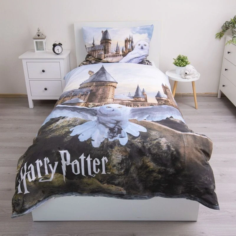 JERRY FABRICS Povlečení Harry Potter Hedwig 02 Bavlna, 140/200, 70/90 cm