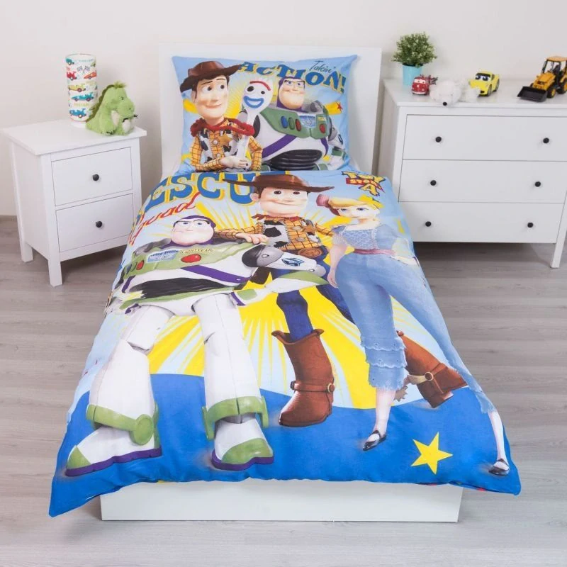 JERRY FABRICS Povlečení Toy Story 4 Příběh hraček Bavlna, 140/200, 70/90 cm