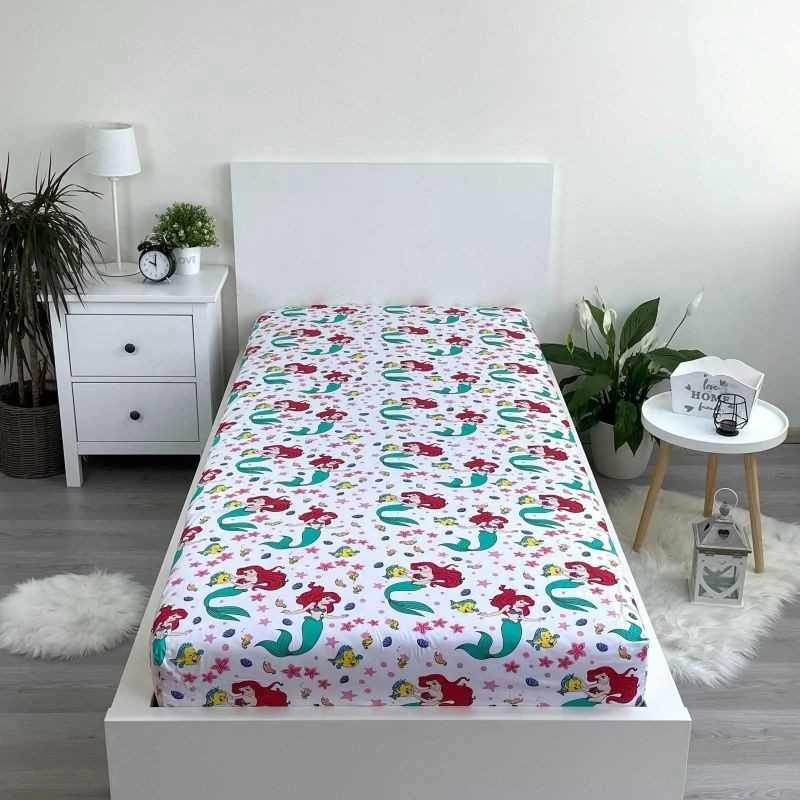JERRY FABRICS Prostěradlo Ariel Friends 02 Bavlna, 90/200 cm