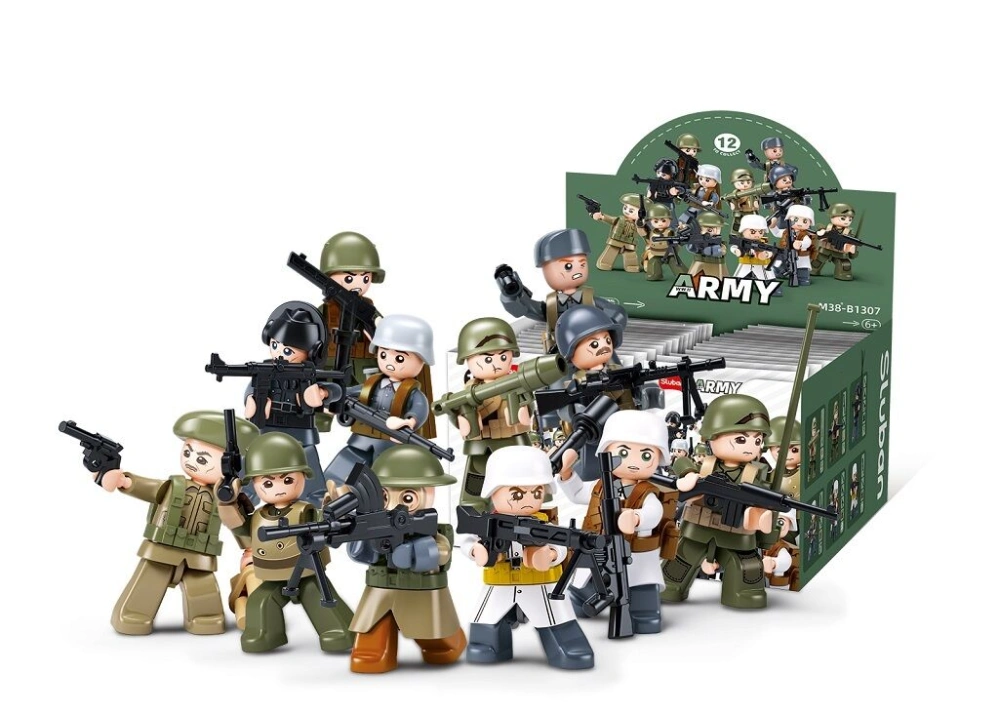 Sluban Army M38-B1307 Figurky vojáků z druhé světové války 1 ks