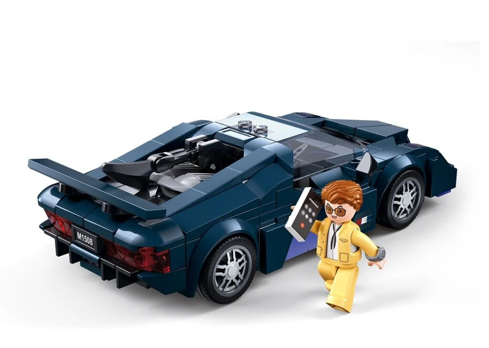 Sluban Model Bricks M38-B1508 Sportovní vůz modrý v měřítku 1:32