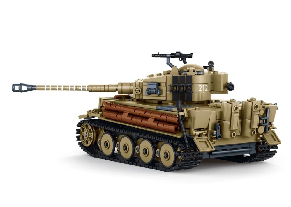 Sluban Model Bricks M38-B1533 Těžký tank Tiger E-S 1944 v měřítku 1:35