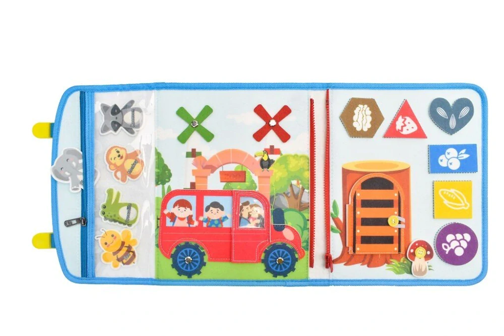 2Kids Toys Senzorická busy kniha Batoh
