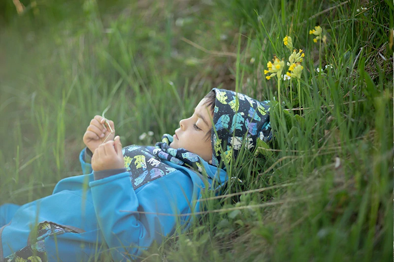 Unuo Dětská čepice fleecová Homeless Souhvězdí medvěda Kluk XS (42-44 cm)